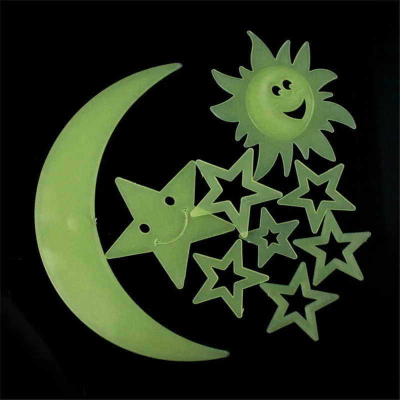 1 Set Stars Moon Sun Glow In The Dark Luminous Fluorescent Home Wall Stickers Decal Best Gift For Your Children D38JL19
1 Set Stars Moon Sun Glow In The Dark Luminous Fluorescent Home Wall Stickers Decal Best Gift For Your Children D38JL19