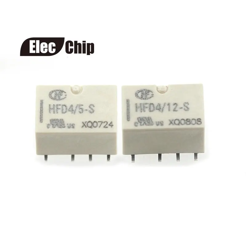 5PCS SMT Signal relay HFD4-005-S HFD4/5-S HFD4-012-S HFD4/12-S Monostable Standard Surface Mount Type 8PIN
5PCS SMT Signal relay HFD4-005-S HFD4/5-S HFD4-012-S HFD4/12-S Monostable Standard Surface Mount Type 8PIN