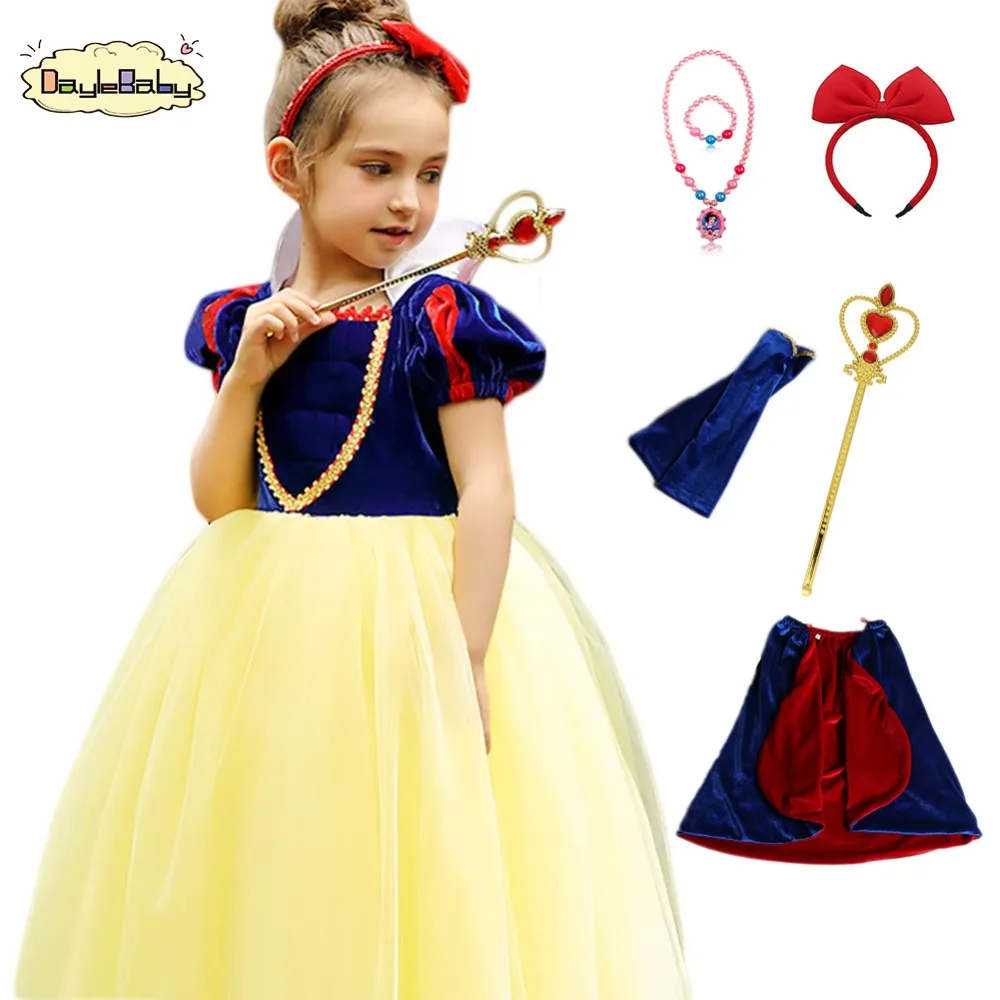 DayleBaby Princess Dress Up Baby Girls Clothes Costume Girls Party Dress Sofia Belle Cinderella Rapunzel Snow White Costume Sets
DayleBaby Princess Dress Up Baby Girls Clothes Costume Girls Party Dress Sofia Belle Cinderella Rapunzel Snow White Costume Sets