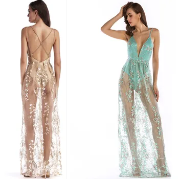 Women Embroidery Flower Casual Dress Summer Two Piece Mesh Maxi Dress blue Dresses Long Sexy Dress Clothing Vestidos
Women Embroidery Flower Casual Dress Summer Two Piece Mesh Maxi Dress blue Dresses Long Sexy Dress Clothing Vestidos