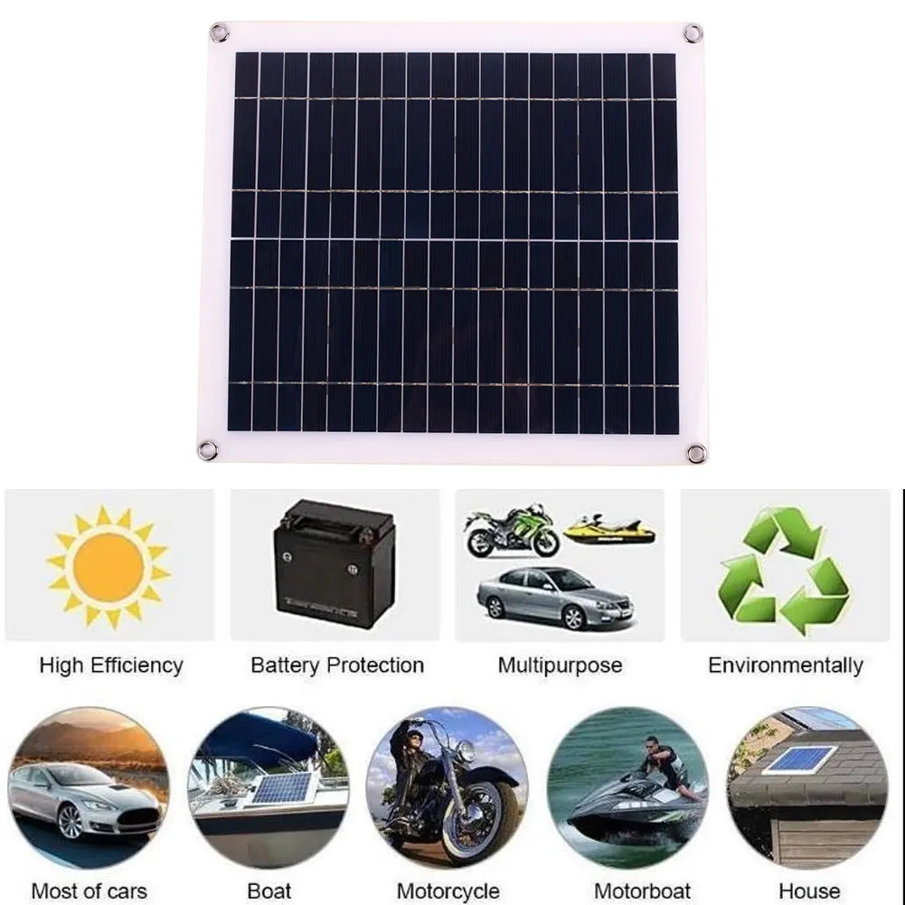 Solar Panel Charger Solar Panel System Solar Panel Kit Dual USB 20W Solar Controller Travel
Solar Panel Charger Solar Panel System Solar Panel Kit Dual USB 20W Solar Controller Travel