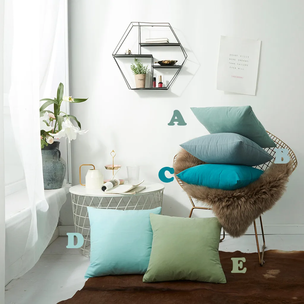 Multiple Sizes Soft Coral Fleece Solid Color Pillow Cover Sofa Cushion Case Pillowcase 45X45cm Home Decor Car Seat Cushion Cover
Multiple Sizes Soft Coral Fleece Solid Color Pillow Cover Sofa Cushion Case Pillowcase 45X45cm Home Decor Car Seat Cushion Cover
