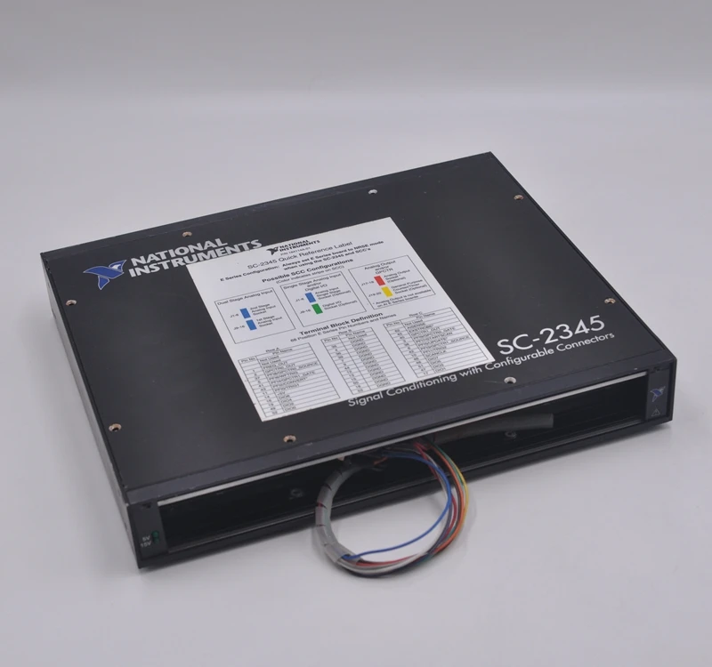 NATIONAL INSTRUMENTS SC-2345 SCC-PWR02 SIGNAL CONDITIONING WITH CONFIGURABLE CONNECTORS
NATIONAL INSTRUMENTS SC-2345 SCC-PWR02 SIGNAL CONDITIONING WITH CONFIGURABLE CONNECTORS