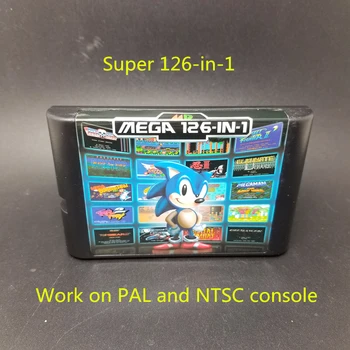 1.5G Capacity Top 126 in 1 Game Card For Sega Megadrive Genesis with Vampire Killer Sunset Riders Mega man Turrican Bomberman
1.5G Capacity Top 126 in 1 Game Card For Sega Megadrive Genesis with Vampire Killer Sunset Riders Mega man Turrican Bomberman