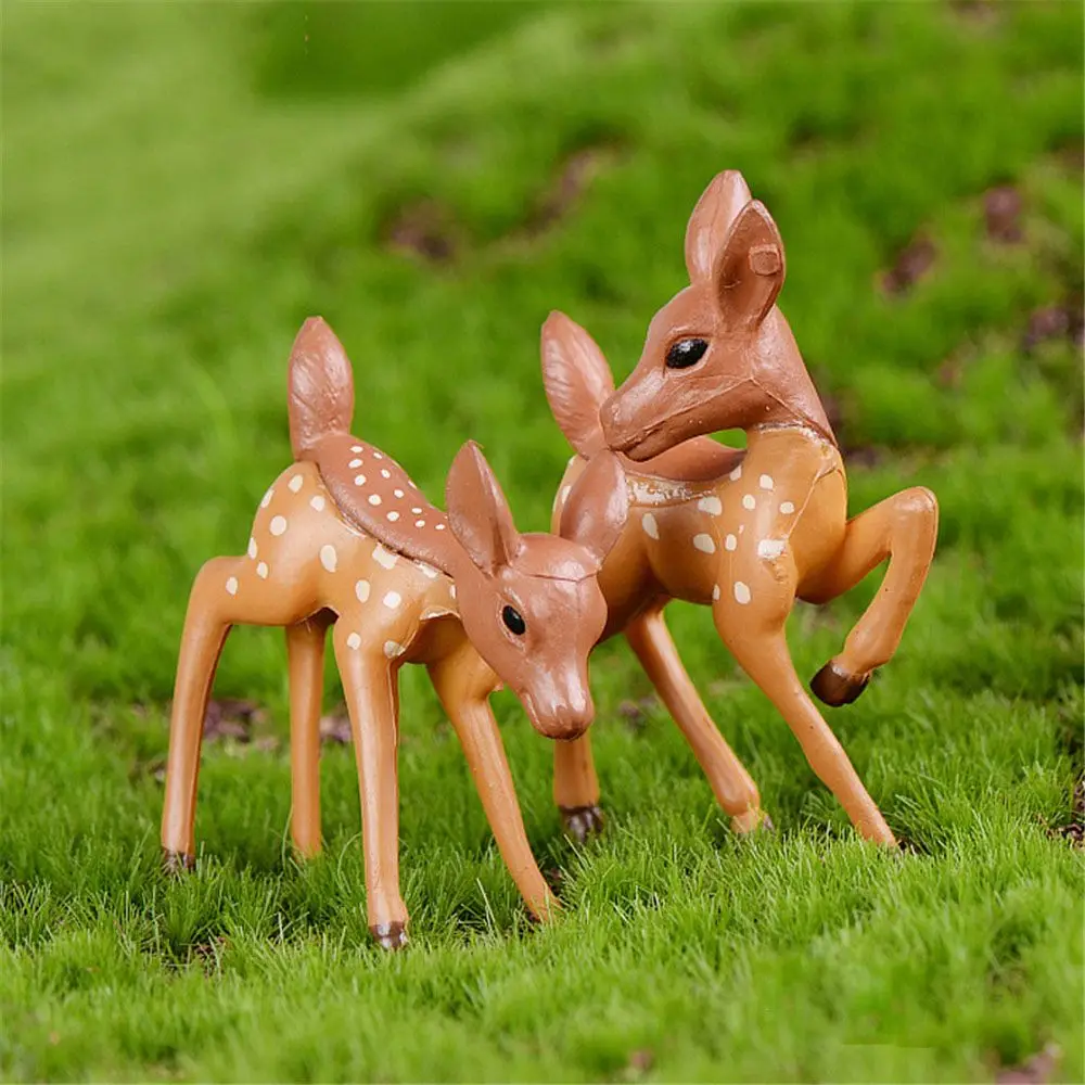 2 pcs/Set Artificial Mini Sika Deer Fairy Garden Miniatures Gnomes Moss Resin Crafts Figurines For Home Decoration
2 pcs/Set Artificial Mini Sika Deer Fairy Garden Miniatures Gnomes Moss Resin Crafts Figurines For Home Decoration