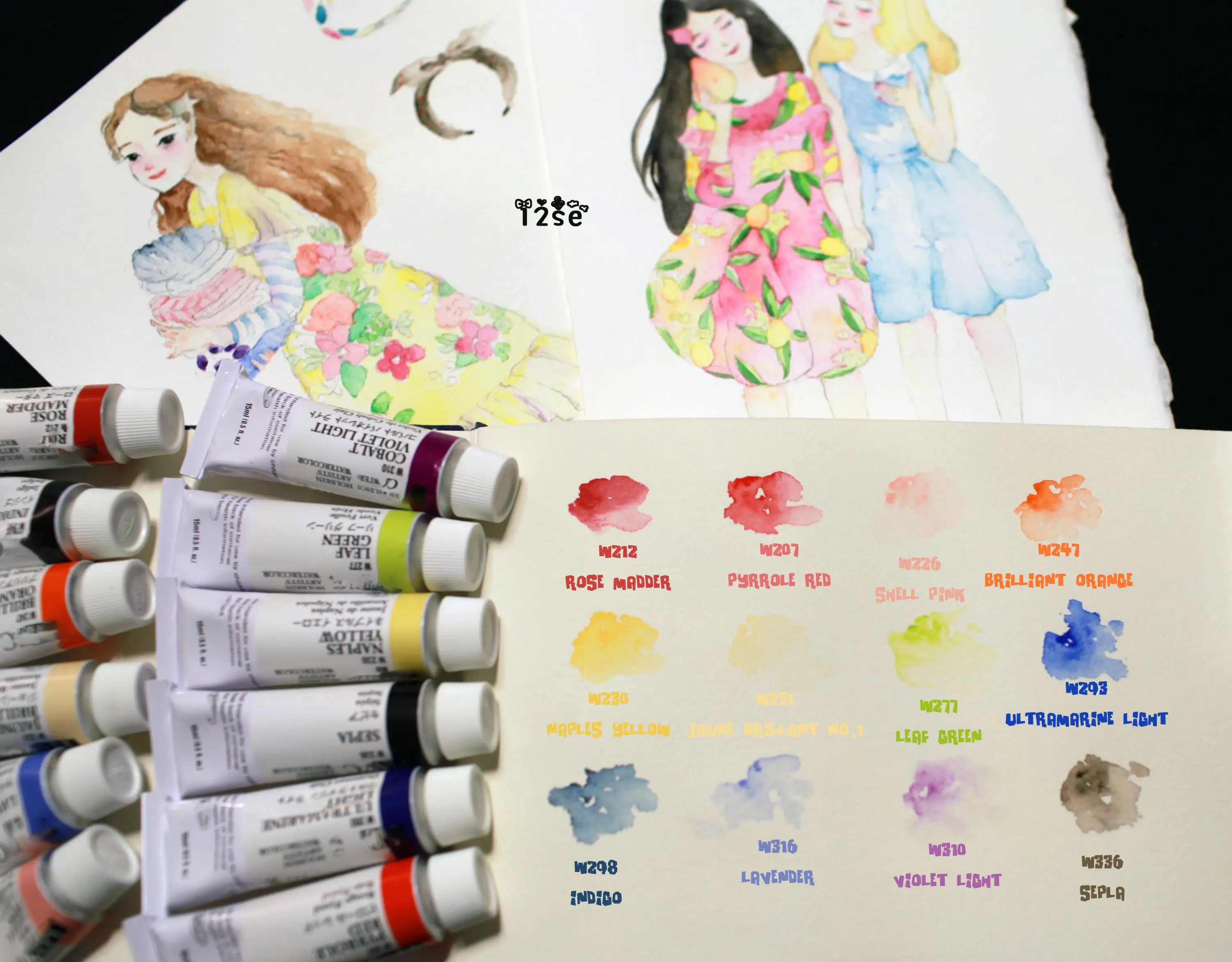Japan Holbein Defeated HB Friendly Air Expert Watercolor Pigment 12 Colors split trial Package
Japan Holbein Defeated HB Friendly Air Expert Watercolor Pigment 12 Colors split trial Package