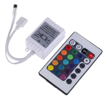 LED light with controller IR infrared 24 key remote control RGB controller low voltage lamp with controller spot wholesale
LED light with controller IR infrared 24 key remote control RGB controller low voltage lamp with controller spot wholesale