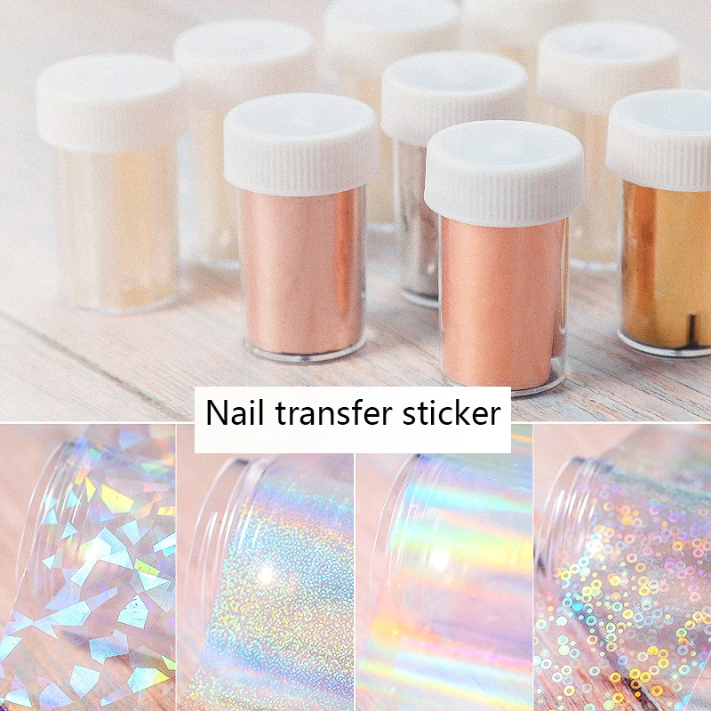 1 Roll Holographic Nail Foils Starry Sky Glitter Foils Nail Art Transfer Charming Transfer Nails Accessories Beauty Tools
1 Roll Holographic Nail Foils Starry Sky Glitter Foils Nail Art Transfer Charming Transfer Nails Accessories Beauty Tools