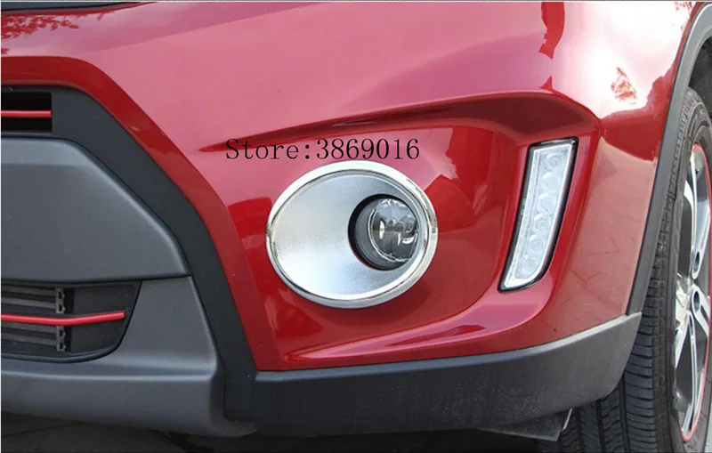 ABS Car Styling Car Body Front Fog Light Lamp Detector Frame Cover Trim Fit For Suzuki Vitara 2015 2016 2017
ABS Car Styling Car Body Front Fog Light Lamp Detector Frame Cover Trim Fit For Suzuki Vitara 2015 2016 2017