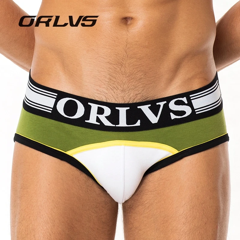 ORLVS Brand Men Briefs Homewear Men Underwear Solid Underpants Cotton Male Panties Breathable Cueca Soft Gay
ORLVS Brand Men Briefs Homewear Men Underwear Solid Underpants Cotton Male Panties Breathable Cueca Soft Gay
