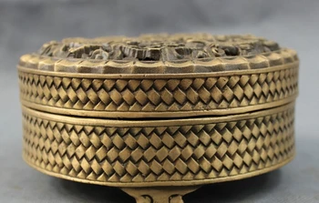 USPS to USA S1513 Tibet Bronze Buddhist Myth 2 Dragon Head Ball Statue Box Incense Burner Censer
USPS to USA S1513 Tibet Bronze Buddhist Myth 2 Dragon Head Ball Statue Box Incense Burner Censer