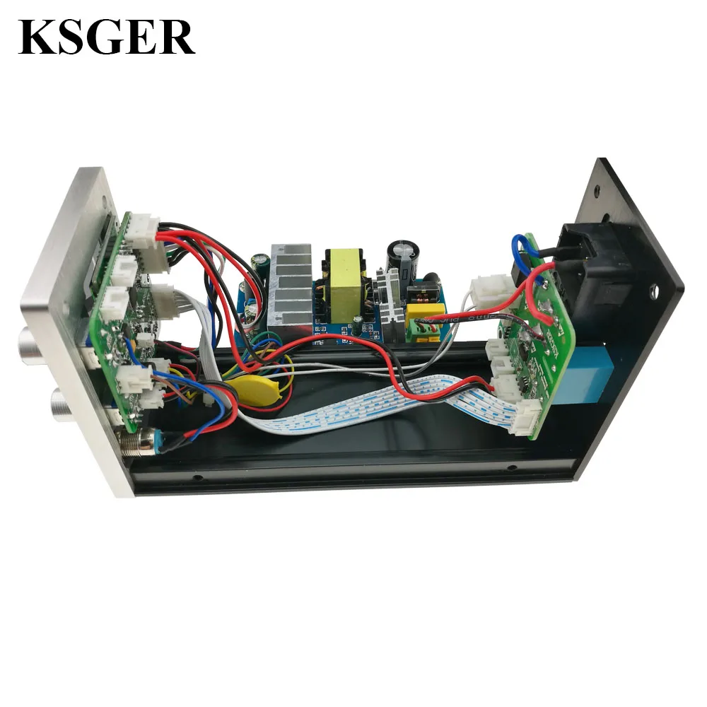 KSGER T12 K паяльник отделка станция наконечники горячего воздуха пистолет 2 в 1 DIY