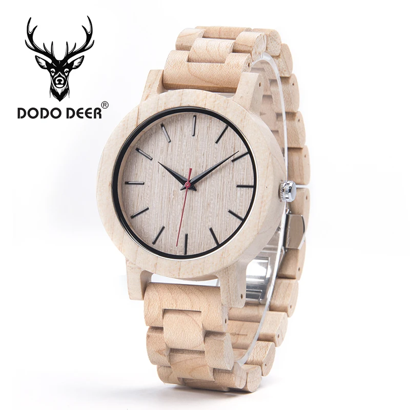 DODO DEER Maple Wood Watch Men Fashion Quartz montre homme Customized Dress Watches Men Clock Drop Shipping
DODO DEER Maple Wood Watch Men Fashion Quartz montre homme Customized Dress Watches Men Clock Drop Shipping