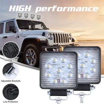 Car Accessories NEW LED Work Light Pods 4 Inch 90W Square Spot Beam Offroad Driving Light Bar
Car Accessories NEW LED Work Light Pods 4 Inch 90W Square Spot Beam Offroad Driving Light Bar
