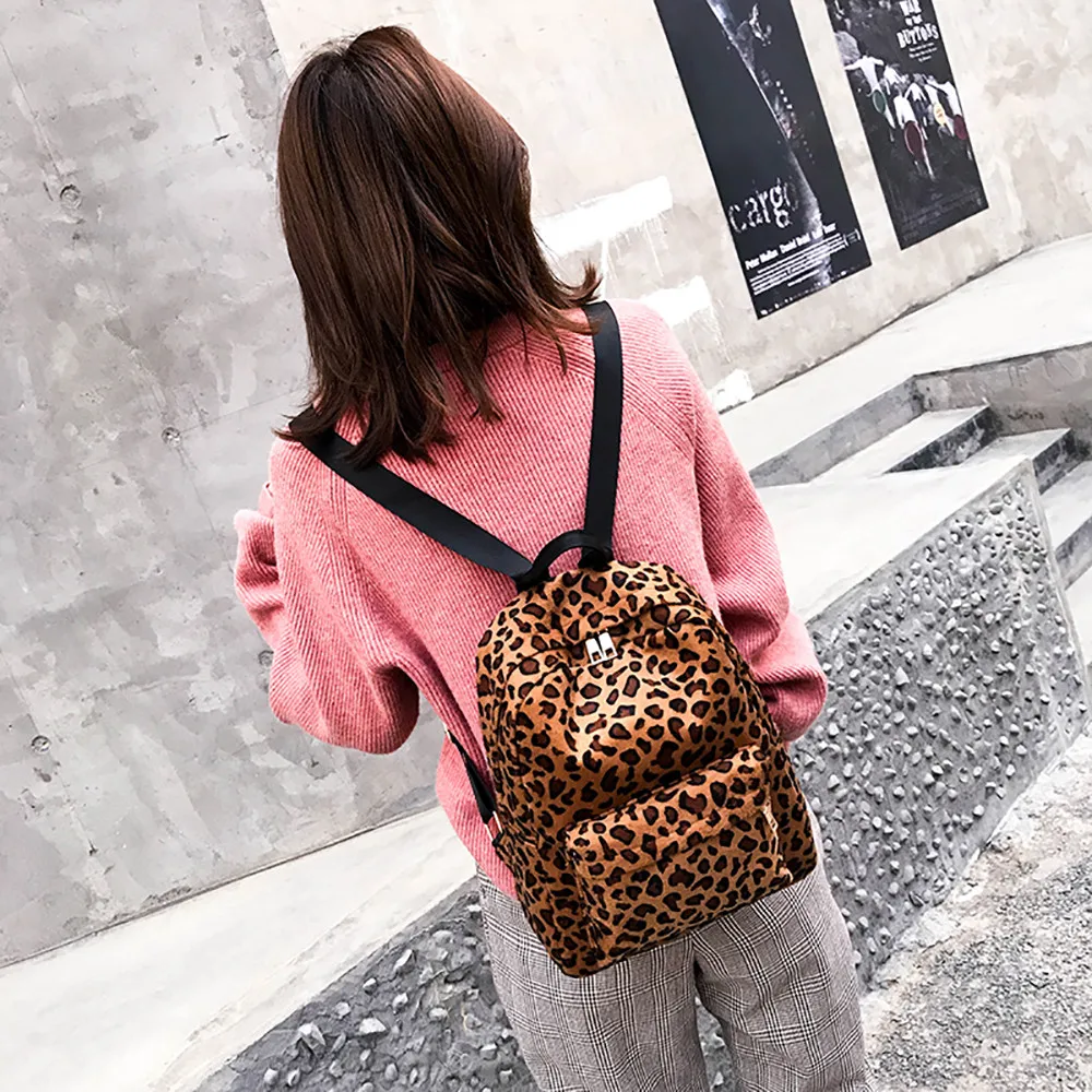 Leopard Backpack Women Soft PU Velour Backpack High Quality Plush Lady Backpack Personalized Student Bag Versatile Shoulder bags
Leopard Backpack Women Soft PU Velour Backpack High Quality Plush Lady Backpack Personalized Student Bag Versatile Shoulder bags