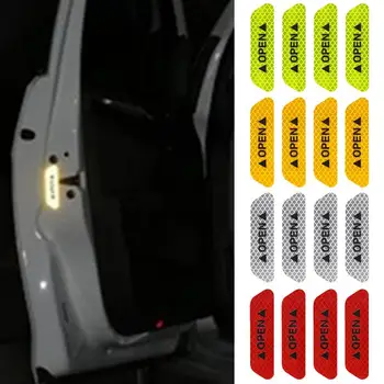 4Pcs/set OPEN Car Door Stickers Auto Warning Mark Reflective Strips Tail Rear Reflective Tape Driving Safety
4Pcs/set OPEN Car Door Stickers Auto Warning Mark Reflective Strips Tail Rear Reflective Tape Driving Safety
