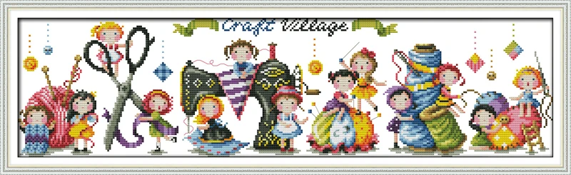 Craft village counted printed on fabric DMC 14CT 11CT Cross Stitch kits,embroidery needlework Sets, Home Decor
Craft village counted printed on fabric DMC 14CT 11CT Cross Stitch kits,embroidery needlework Sets, Home Decor