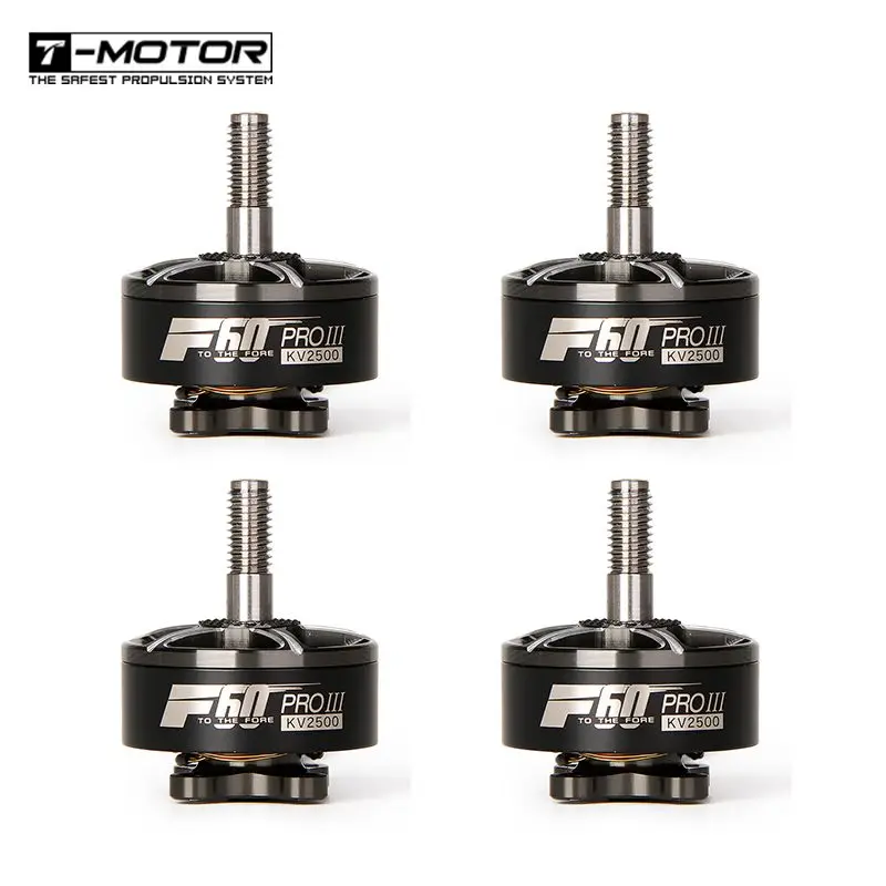 4PCS T-motor F60 Pro III 2500KV 2700KV 3-4S CW Thread Brushless Motor for RC Drone FPV Racing
4PCS T-motor F60 Pro III 2500KV 2700KV 3-4S CW Thread Brushless Motor for RC Drone FPV Racing