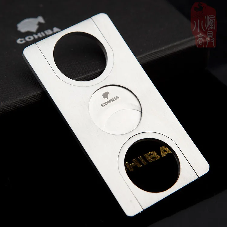 New 1pcs Cohiba Square Guillotine Cigar Cutter Stainless Steel Knife Cigar scissors ,cigar accessories Cuba c431
New 1pcs Cohiba Square Guillotine Cigar Cutter Stainless Steel Knife Cigar scissors ,cigar accessories Cuba c431