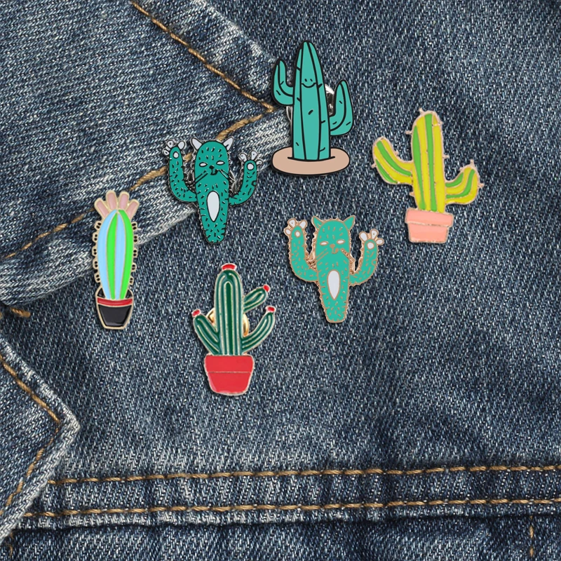 Fashionable Rainforest Cactus Collection Tree Green Plant Brooches For Women And Kids Wicked Ghost Strange Things Bag Metal Pins
Fashionable Rainforest Cactus Collection Tree Green Plant Brooches For Women And Kids Wicked Ghost Strange Things Bag Metal Pins