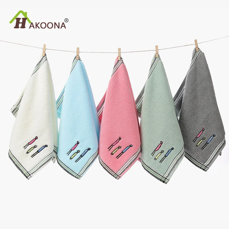 HAKOONA изображение семья хлопок абсорбирующие мочалки для детей 50*24 см дети носовой