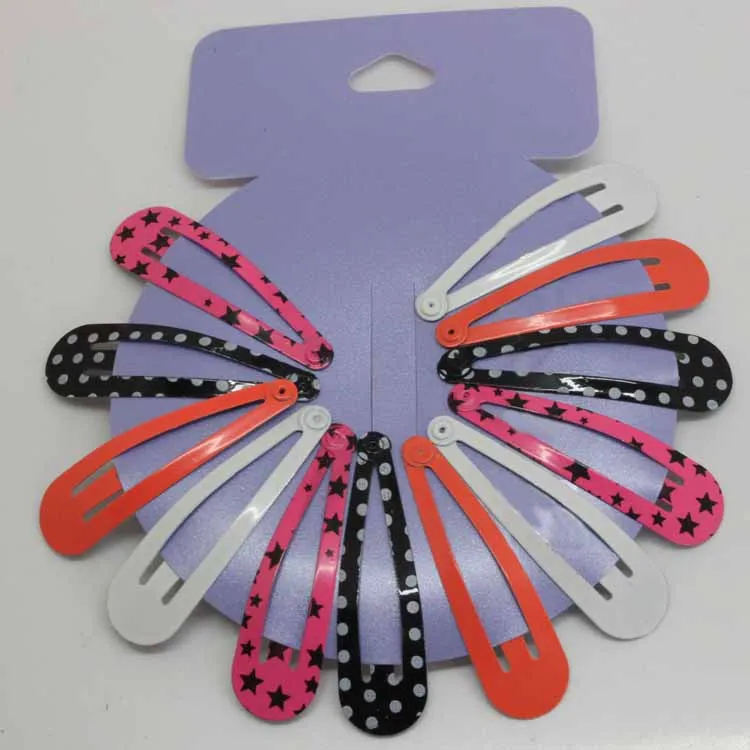 12pcs/lot children printing dot bobby pin headwear girls metal hair snap clip Five-pointed stars hairpins hair accessories
12pcs/lot children printing dot bobby pin headwear girls metal hair snap clip Five-pointed stars hairpins hair accessories