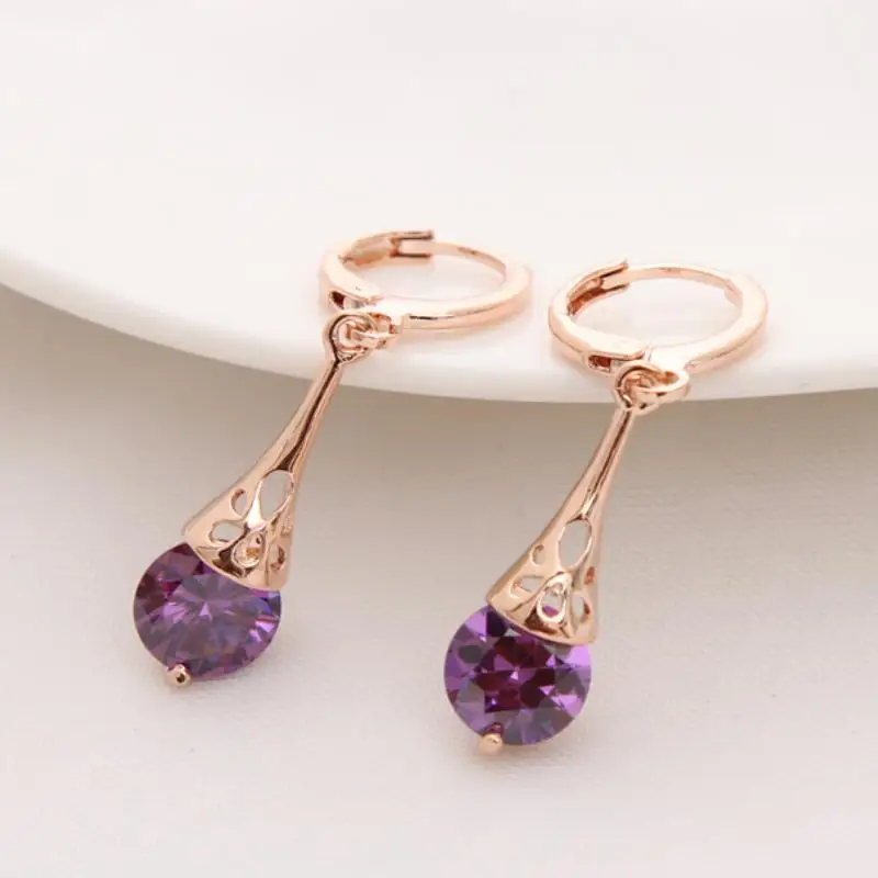 MINHIN Gold-color Hanging Drop Dangle Earrings Graceful Bridesmaids Zircon Earring Bijoux 1 Pair Colorful Long Style Earrings
MINHIN Gold-color Hanging Drop Dangle Earrings Graceful Bridesmaids Zircon Earring Bijoux 1 Pair Colorful Long Style Earrings