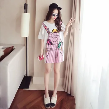 AfeiTony 2017 new cotton maternity dresses summer short sleeves top cartoon pregnant women clothes pregnant women dresses
AfeiTony 2017 new cotton maternity dresses summer short sleeves top cartoon pregnant women clothes pregnant women dresses