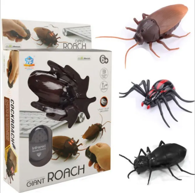 Remote Control Electronic Simulation The Cockroach Black Widow Ant Dog Toy Scared Dog Whole Person Infrared Pet Toy
Remote Control Electronic Simulation The Cockroach Black Widow Ant Dog Toy Scared Dog Whole Person Infrared Pet Toy