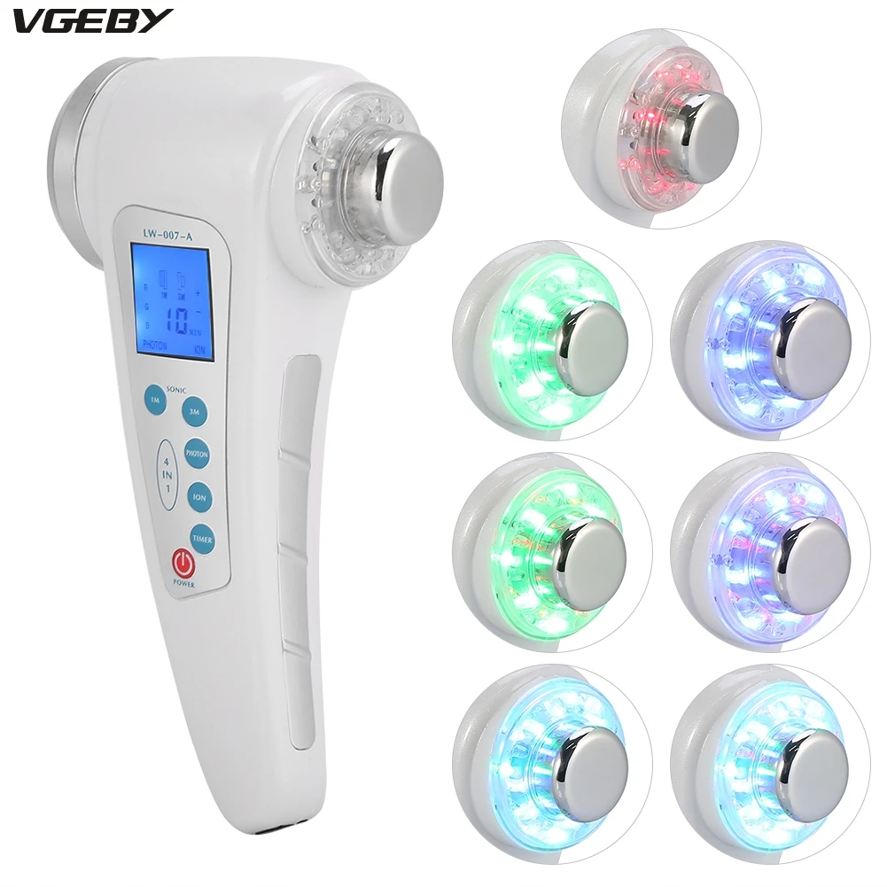 Original Protable Ultrasonic Ion Facial Body Slimming Massager 7 Colors Led Photon 3MHz 1MHz Deeply Ultrasonic Face Pore Cleaner
Original Protable Ultrasonic Ion Facial Body Slimming Massager 7 Colors Led Photon 3MHz 1MHz Deeply Ultrasonic Face Pore Cleaner