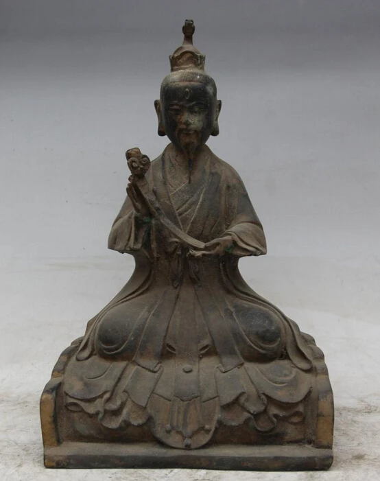 006673 Old Chinese Taoism Bronze Northern Wei Taoist Tai Shang Lao Jun immortal Statue
006673 Old Chinese Taoism Bronze Northern Wei Taoist Tai Shang Lao Jun immortal Statue