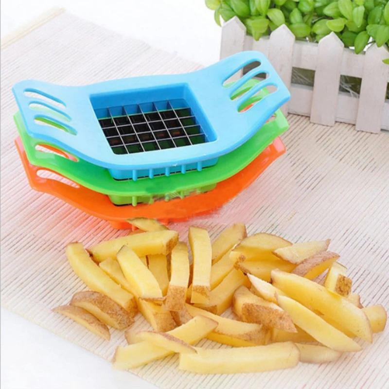 1PCS French Fry Potato Chip Cut Cutter Stainless Steel Plastic Vegetable Fruit Slicer Chopper Chipper Blade Easy Kitchen Tools
1PCS French Fry Potato Chip Cut Cutter Stainless Steel Plastic Vegetable Fruit Slicer Chopper Chipper Blade Easy Kitchen Tools