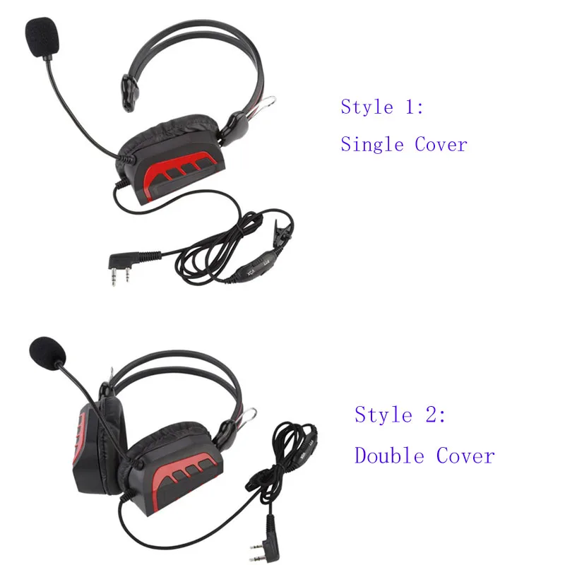 New K-Plug Over Head Single / Double Cover Aviation Headphone Headset Volume Control PTT Mic Speaker for Kenwood Baofeng Radio
New K-Plug Over Head Single / Double Cover Aviation Headphone Headset Volume Control PTT Mic Speaker for Kenwood Baofeng Radio