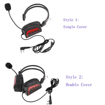 New K-Plug Over Head Single / Double Cover Aviation Headphone Headset Volume Control PTT Mic Speaker for Kenwood Baofeng Radio
New K-Plug Over Head Single / Double Cover Aviation Headphone Headset Volume Control PTT Mic Speaker for Kenwood Baofeng Radio