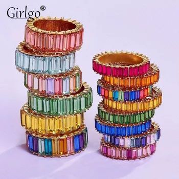 Girlgo Luxury Multi-Color Round Crystal Ring for Women 2019 Fashion Rhinestone Finger Rings Party Statement Boho Wedding Jewelry
Girlgo Luxury Multi-Color Round Crystal Ring for Women 2019 Fashion Rhinestone Finger Rings Party Statement Boho Wedding Jewelry