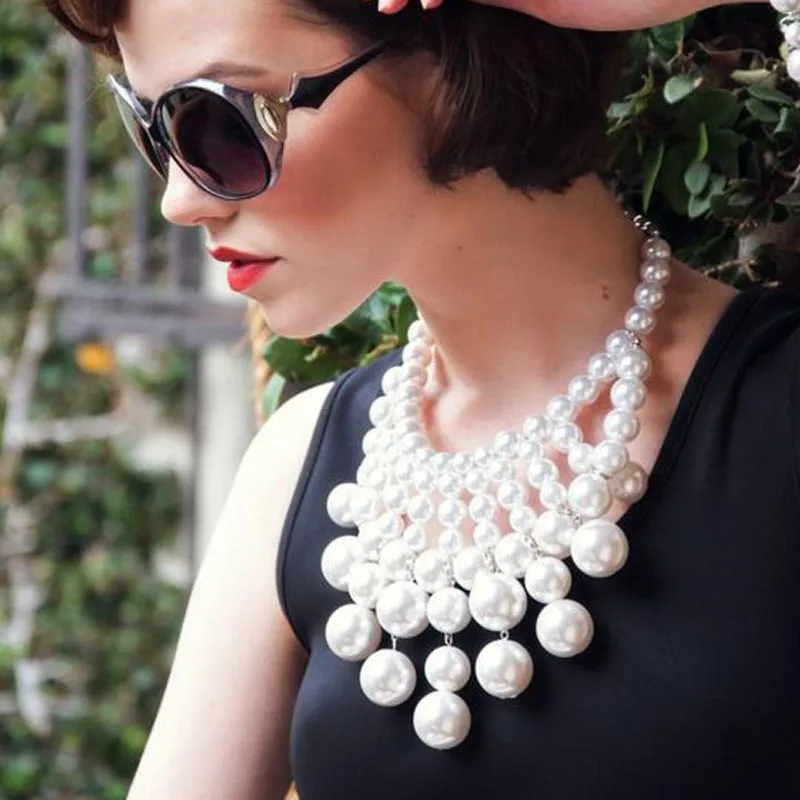 KOSMOS-LI Pendant Necklace Big Beads ImitatePearl Necklace Women Statement Necklaces & Pendants Collier Party Jewelry 6720
KOSMOS-LI Pendant Necklace Big Beads ImitatePearl Necklace Women Statement Necklaces & Pendants Collier Party Jewelry 6720