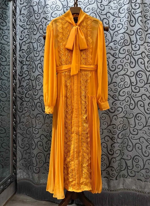 2019 Early Autumn New Female Necktie, Neck Ribbon, Lacquer, Ear Side Splicing Long Sleeve dress 721
2019 Early Autumn New Female Necktie, Neck Ribbon, Lacquer, Ear Side Splicing Long Sleeve dress 721