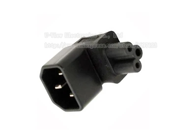 NCHTEK 90 Degree Angled IEC 320 C14 Male to C5 Female Power Adapter C14 to C5 Right Angled Power Adapter/Free Shipping/6PCS
NCHTEK 90 Degree Angled IEC 320 C14 Male to C5 Female Power Adapter C14 to C5 Right Angled Power Adapter/Free Shipping/6PCS