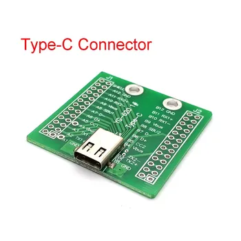 USB 3.1 Type-C Connector 24Pin Female Socket PCB Adapter 2x12P Double Row Experimental Electronic Circuirt Board
USB 3.1 Type-C Connector 24Pin Female Socket PCB Adapter 2x12P Double Row Experimental Electronic Circuirt Board