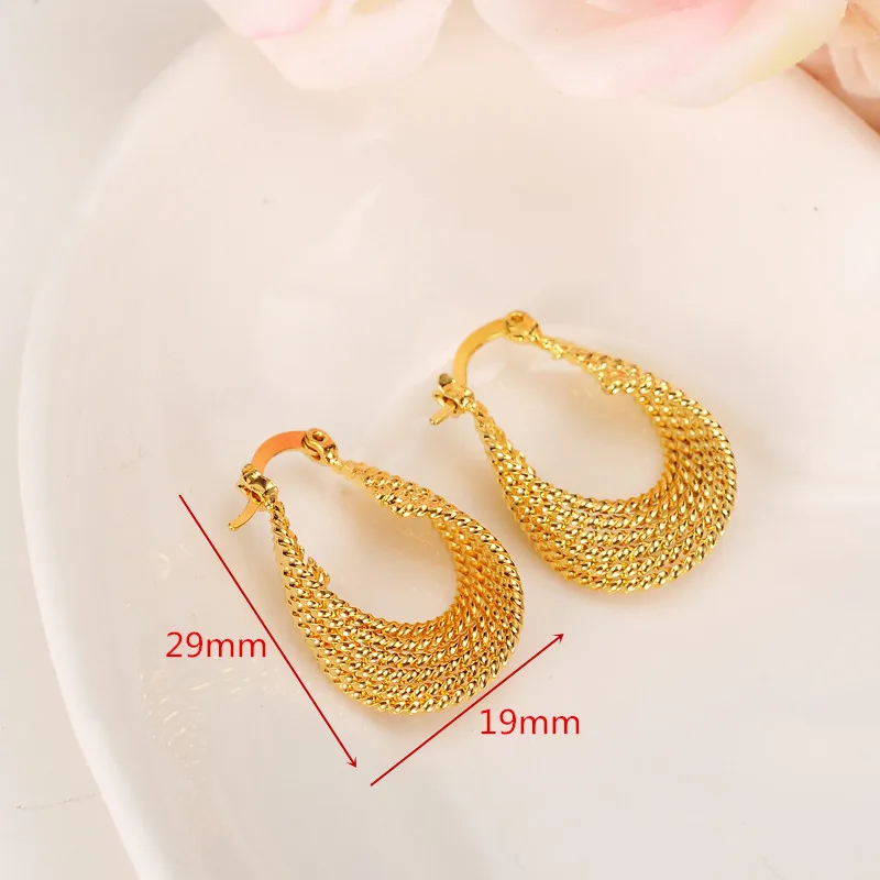 Vintage Hollow Earrings Real 24 k Solid Gold FINISH Fashion Chic Jewelry Party Wives Earrings for Women Gift
Vintage Hollow Earrings Real 24 k Solid Gold FINISH Fashion Chic Jewelry Party Wives Earrings for Women Gift