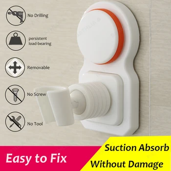 Adjustable Bathroom Shower Head Holder Make Of Eco Friendly ABS Material With Heavy Duty Air Vacuum Suction Cup Removable
Adjustable Bathroom Shower Head Holder Make Of Eco Friendly ABS Material With Heavy Duty Air Vacuum Suction Cup Removable