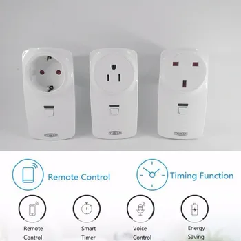 TOMZN Smart Home plug timer 16A wireless switch WIFI automation power socket by phone work with Alexa google Amazon
TOMZN Smart Home plug timer 16A wireless switch WIFI automation power socket by phone work with Alexa google Amazon