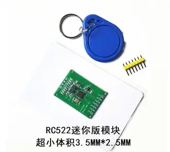 MFRC522 RC522 RFID radio frequency induction IC card read and write module of small size mini 13.56 MHZ
MFRC522 RC522 RFID radio frequency induction IC card read and write module of small size mini 13.56 MHZ