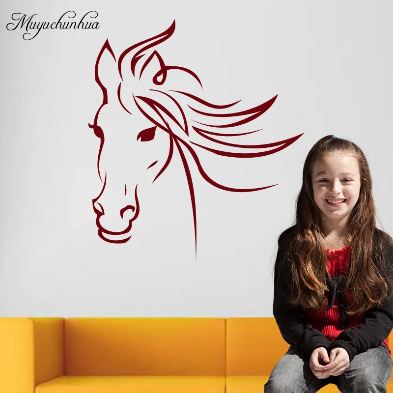 Muyuchunhua Horse Wall Stickers Living Room Bedroom Home Decoration Wall Decals Kids Room Decor Removable Vinyl Art Wallpaper
Muyuchunhua Horse Wall Stickers Living Room Bedroom Home Decoration Wall Decals Kids Room Decor Removable Vinyl Art Wallpaper