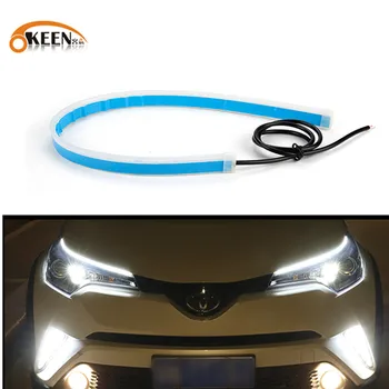 OKEEN 1pcs DRL LED Waterproof Flexible Tube Style Dynamic Daytime Running Lights White Ice Blue Headlight LED Strip Angel Eyes
OKEEN 1pcs DRL LED Waterproof Flexible Tube Style Dynamic Daytime Running Lights White Ice Blue Headlight LED Strip Angel Eyes