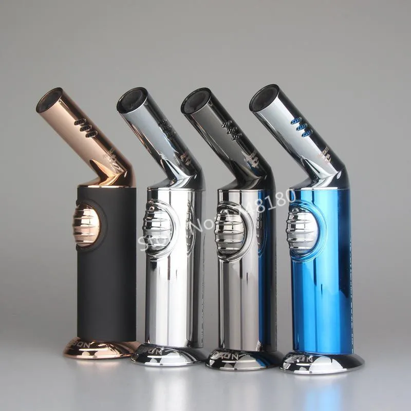 New Kitchen Torch Jet 1300-C Butane Lighter Gas Refillable Fuel Welding Soldering ZB-566 windproof smoking Cigar lighter
New Kitchen Torch Jet 1300-C Butane Lighter Gas Refillable Fuel Welding Soldering ZB-566 windproof smoking Cigar lighter