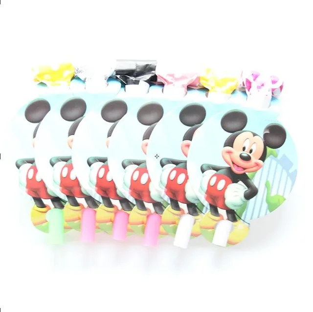 6pcs/lot Funny Mickey Mouse Cartoon Blowout Whistle Party Noise Maker For Pinata Birthday Party Decoration Kids Event Party Toys
6pcs/lot Funny Mickey Mouse Cartoon Blowout Whistle Party Noise Maker For Pinata Birthday Party Decoration Kids Event Party Toys