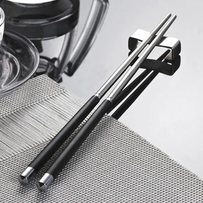 1Pairs 304 Stainless Steel Chopsticks Black Korean Non-slip Chopsticks Food Chop Stick China Flatware Tableware Gift
1Pairs 304 Stainless Steel Chopsticks Black Korean Non-slip Chopsticks Food Chop Stick China Flatware Tableware Gift