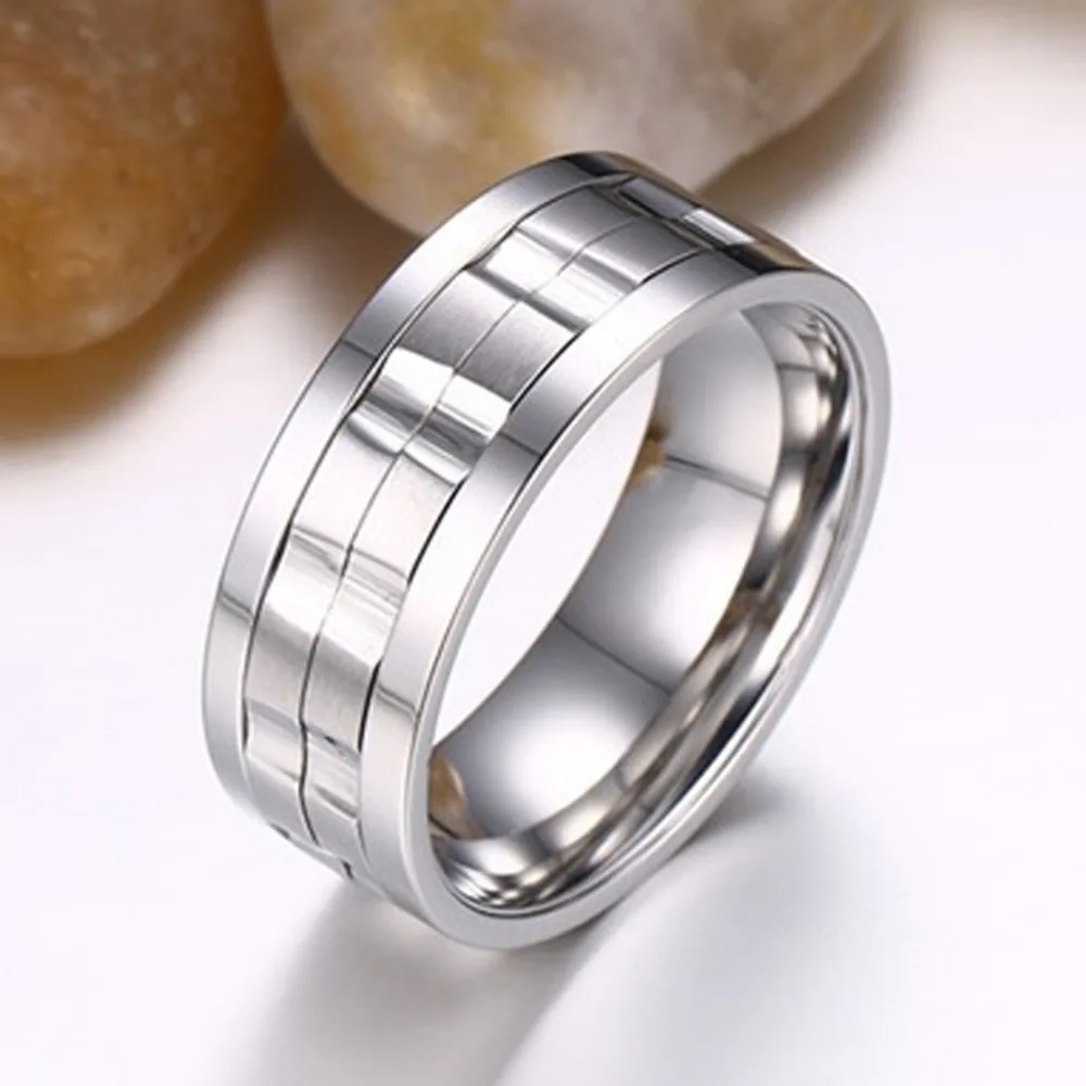 Top Design Fashion 316L Stainless Steel Silver Tone Signet Finger Rings Mens Womens Simple Wedding Jewelry Size 6-12 Wholesale
Top Design Fashion 316L Stainless Steel Silver Tone Signet Finger Rings Mens Womens Simple Wedding Jewelry Size 6-12 Wholesale