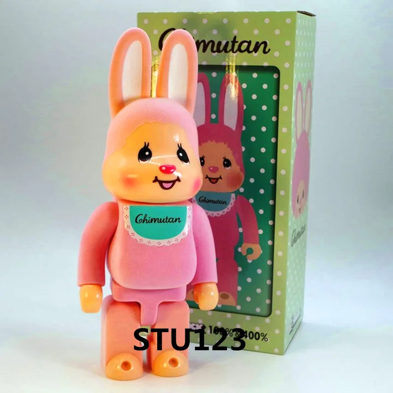 11 Inches Bearbrick 400% Be@rBrick Flocking rabbit Animal version PVC Action Figure Model Children's puzzle Toys Box 28cm N597
11 Inches Bearbrick 400% Be@rBrick Flocking rabbit Animal version PVC Action Figure Model Children's puzzle Toys Box 28cm N597